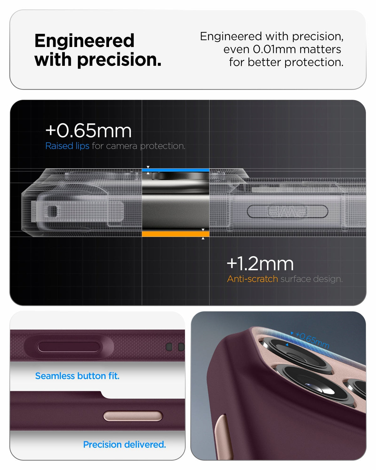 Spigen Nano Pop (Mag Fit) Case for iPhone 17 Pro Max - Burgundy Bean