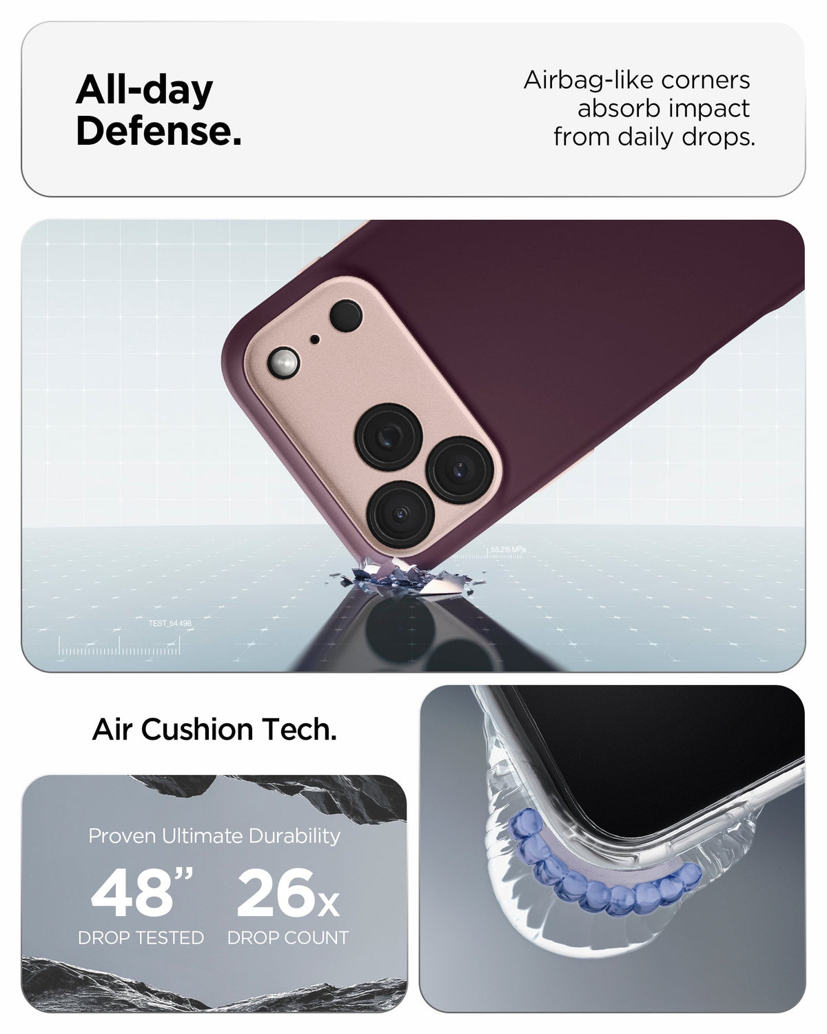 Spigen Nano Pop (Mag Fit) Case for iPhone 17 Pro Max - Burgundy Bean
