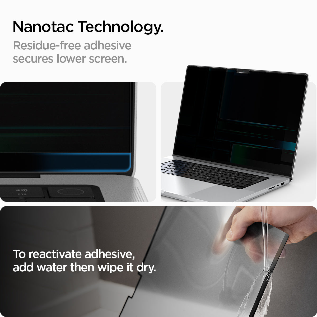 Spigen Safe View Privacy Screen Protector for MacBook Pro (M5 / M4 / M3 / M2 / M1) - MacBook Pro 14-inch #device_macbook-pro-14-inch
