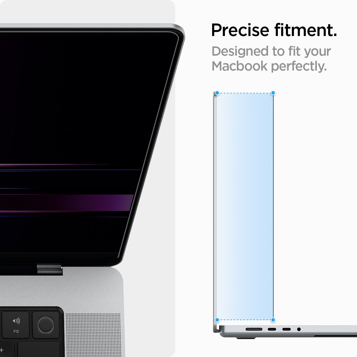 Spigen Safe View Privacy Screen Protector for MacBook Pro (M5 / M4 / M3 / M2 / M1) - MacBook Pro 16-inch #device_macbook-pro-16-inch