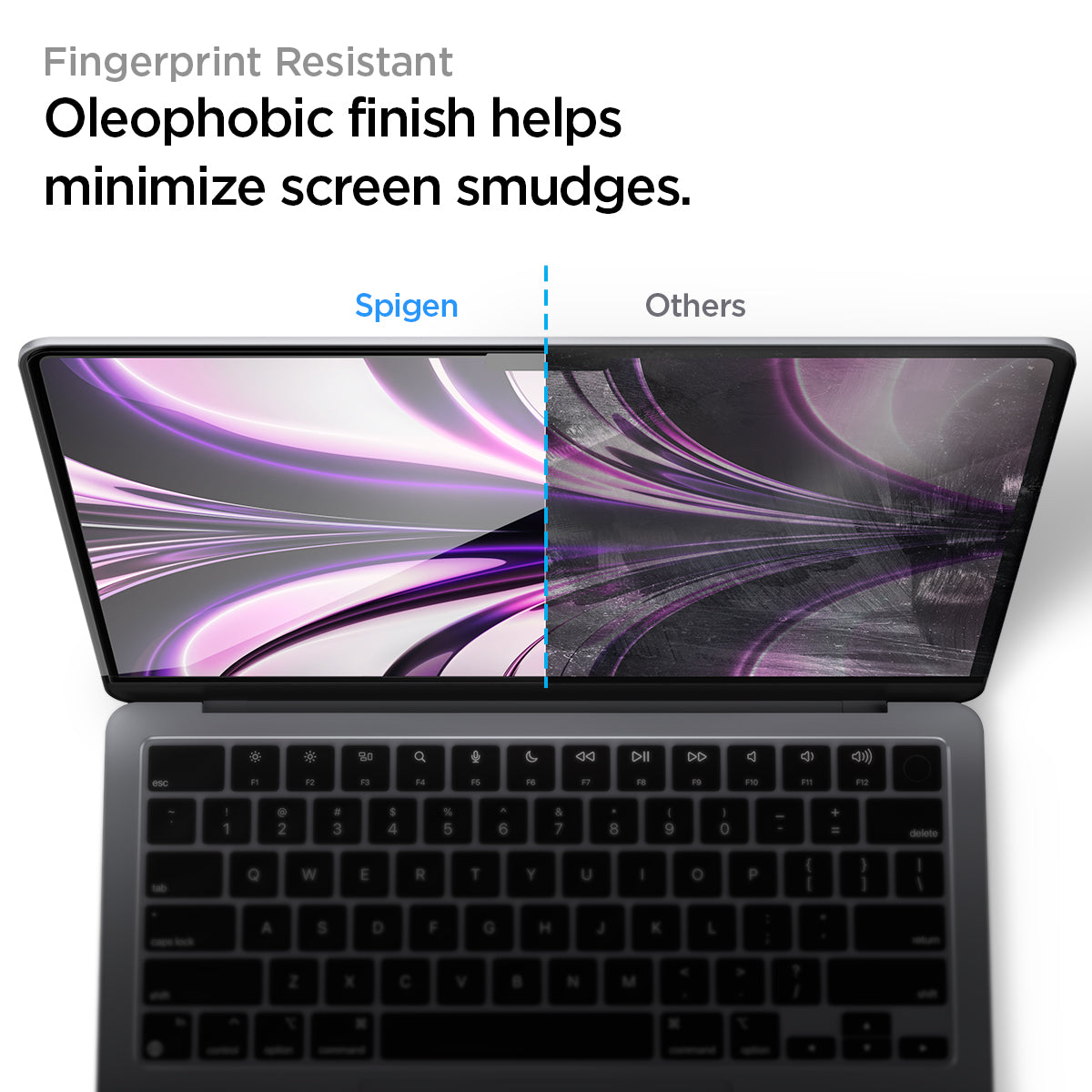 Spigen GLAS.tR SLIM Screen Protector for MacBook Air (M5 / M4 / M3 / M2) - MacBook Air 13-inch #device_macbook-air-13-inch