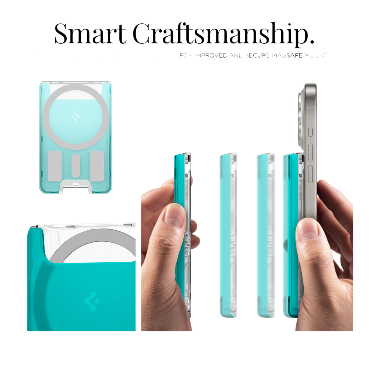 حافظة بطاقات Spigen MagSafe Card Holder Classic C1 (MagFit)