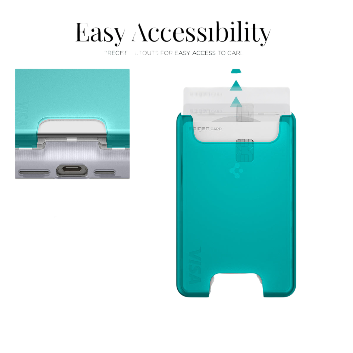 حافظة بطاقات Spigen MagSafe Card Holder Classic C1 (MagFit)