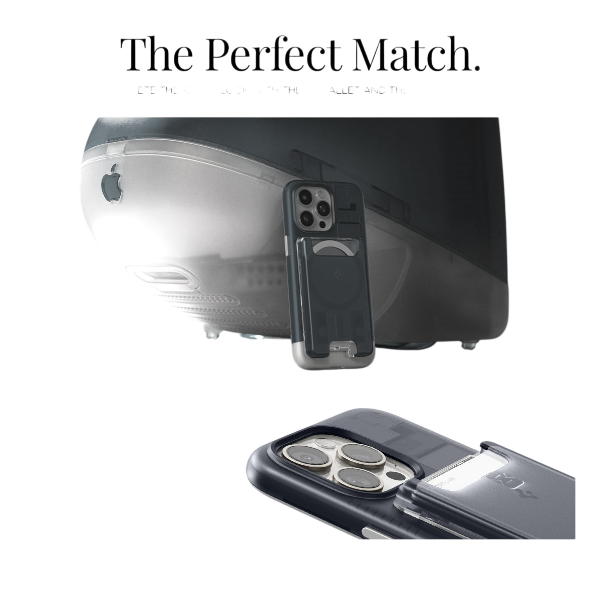 حافظة بطاقات Spigen MagSafe Card Holder Classic C1 (MagFit)