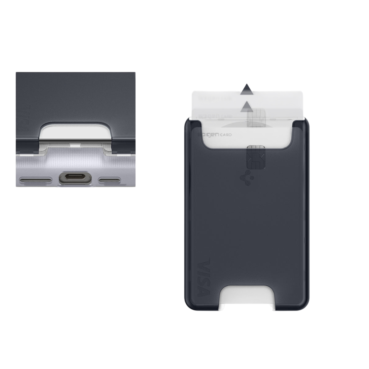 حافظة بطاقات Spigen MagSafe Card Holder Classic C1 (MagFit)