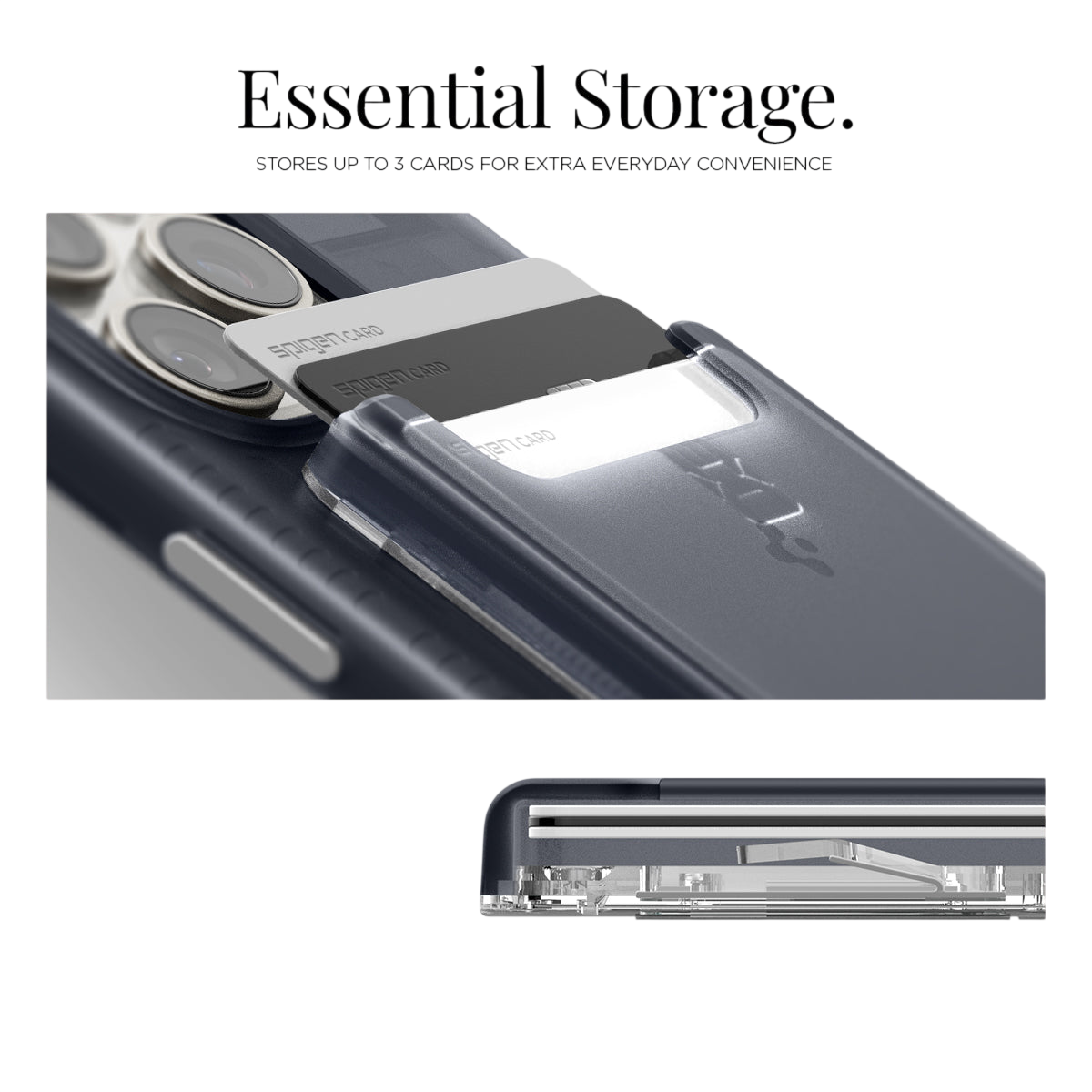 حافظة بطاقات Spigen MagSafe Card Holder Classic C1 (MagFit)