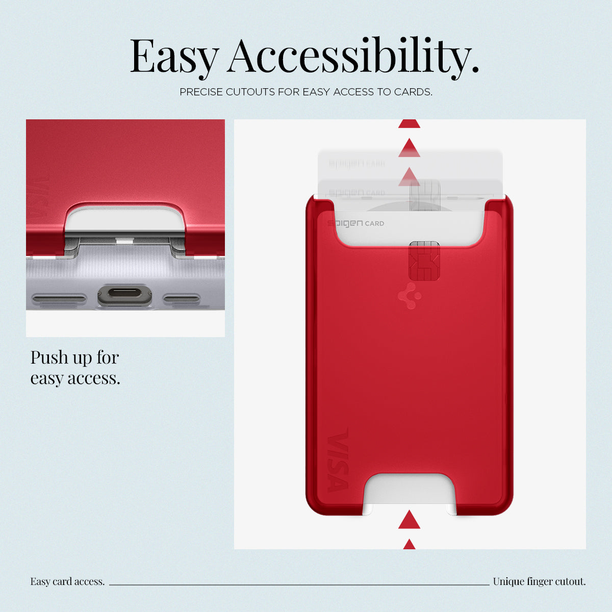 حافظة بطاقات Spigen MagSafe Card Holder Classic C1 (MagFit)