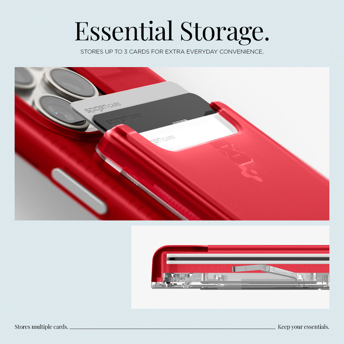 حافظة بطاقات Spigen MagSafe Card Holder Classic C1 (MagFit)