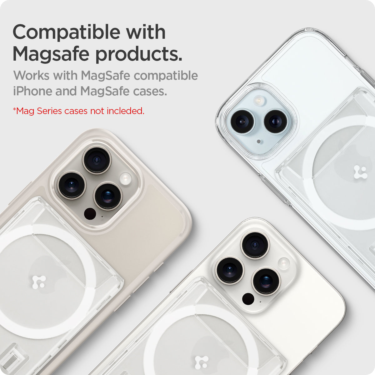 Spigen Ultra Hybrid MagFit Wallet (MagFit) Clear