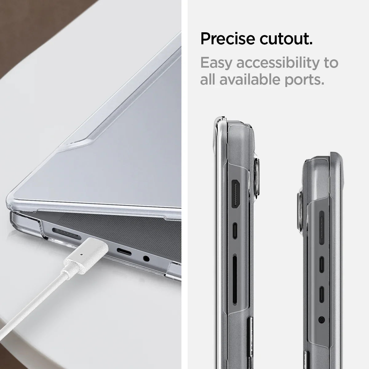 Spigen Thin Fit Clear Case for MacBook Pro 14" M5 / M4 / M3 / M2 / M1