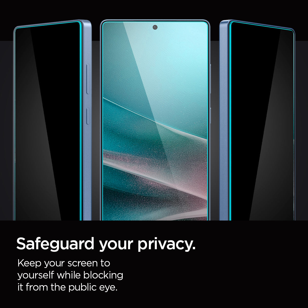 واقي شاشة Spigen GLAS.tR EZ Fit | Privacy Screen Protector (2-Pack) fo