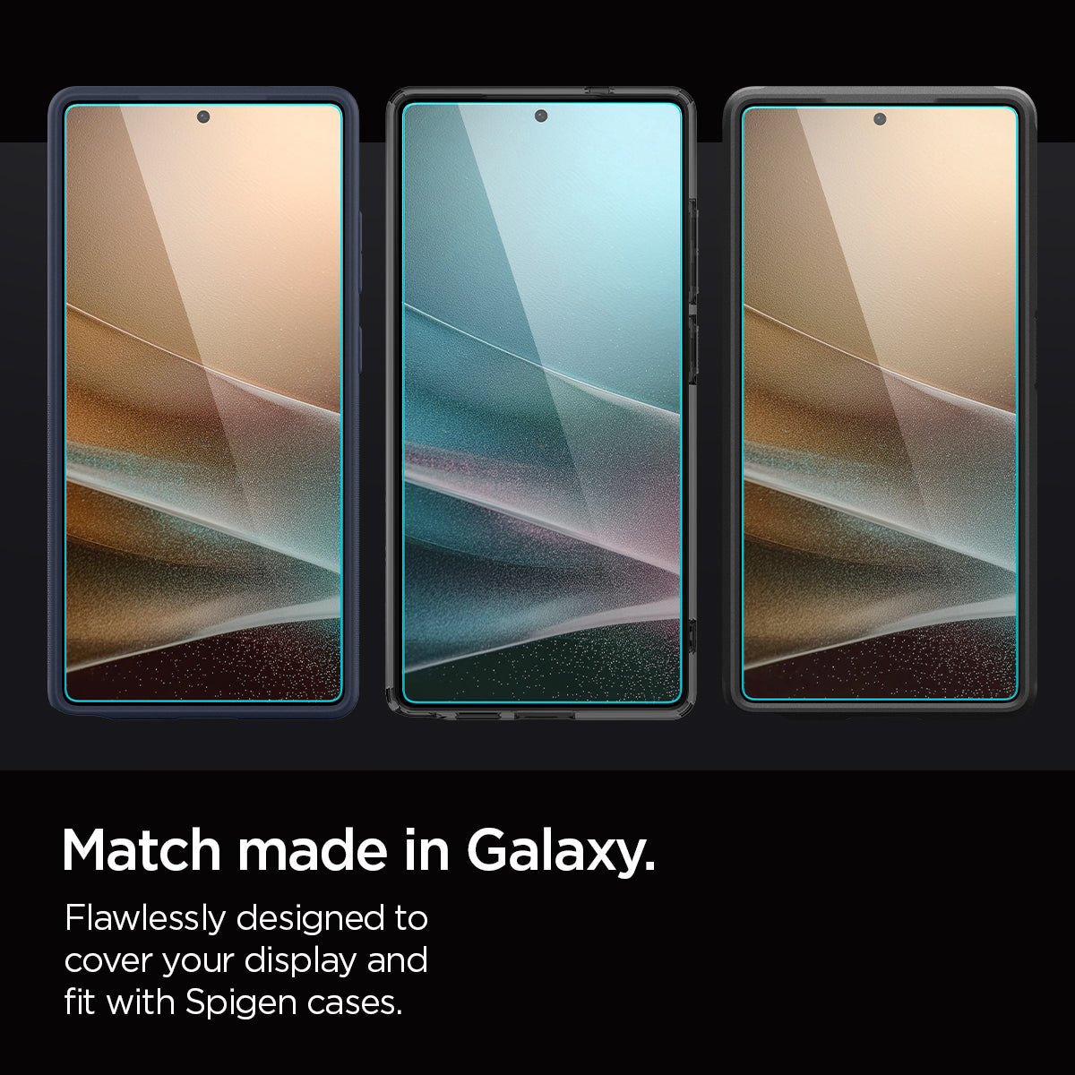 واقي شاشة Spigen GLAS.tR EZ Fit | Privacy Screen Protector (2-Pack) fo