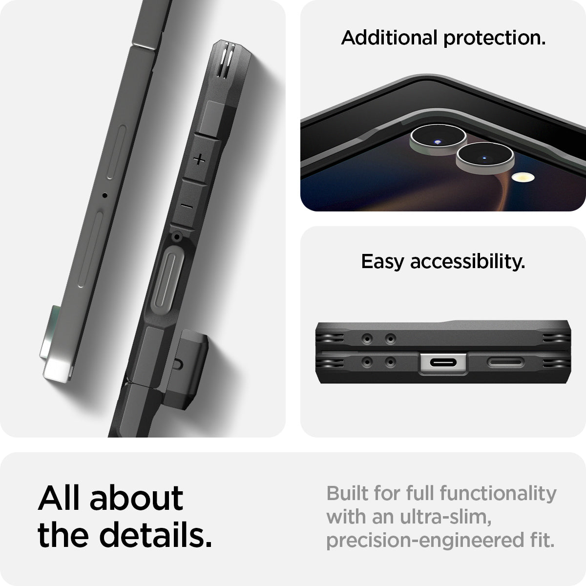 Spigen Tough Armor Pro (MagFit) Case for Samsung Galaxy Z Flip 7