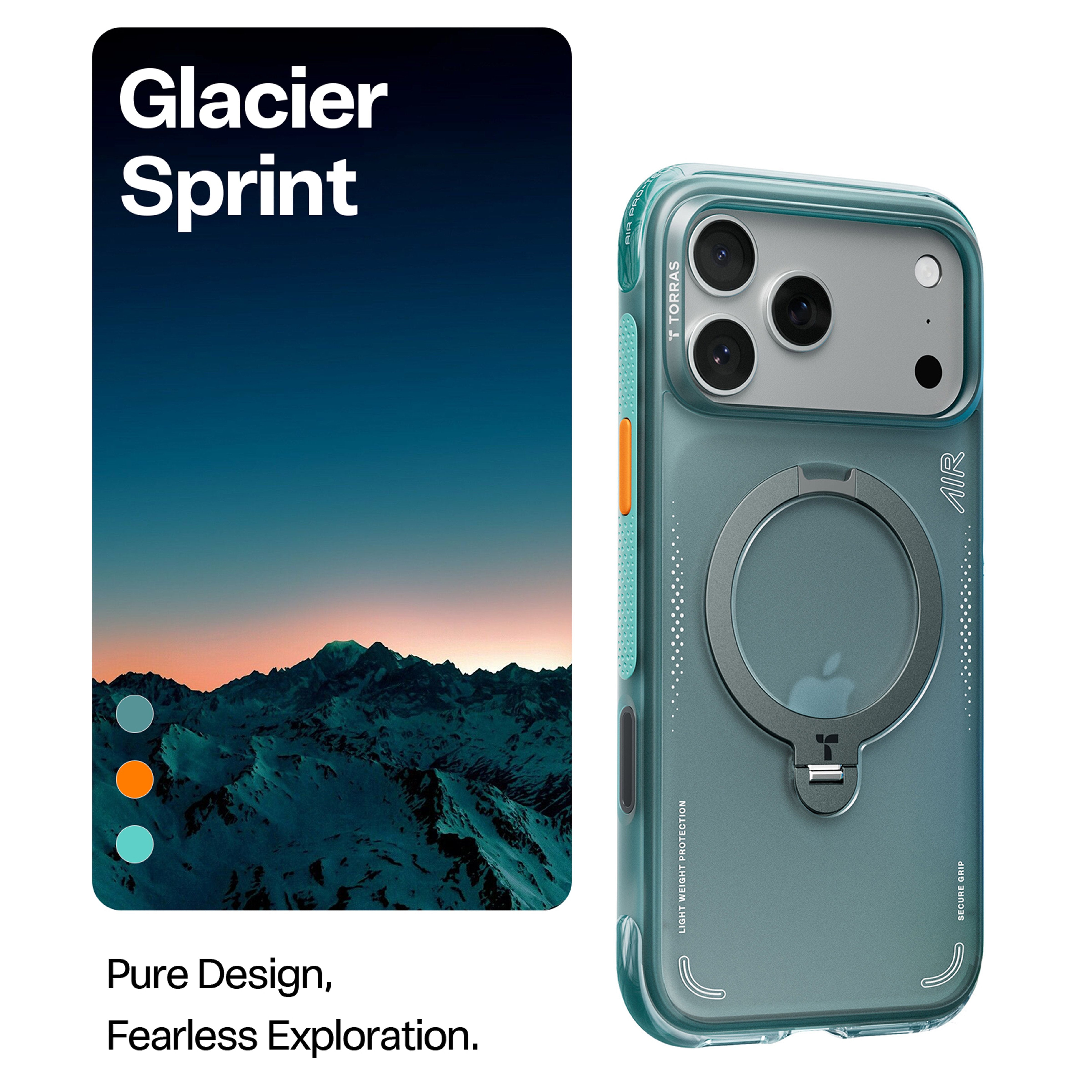 Torras Ostand Q3 Air for iPhone 17 Pro Max - Deep Blue
