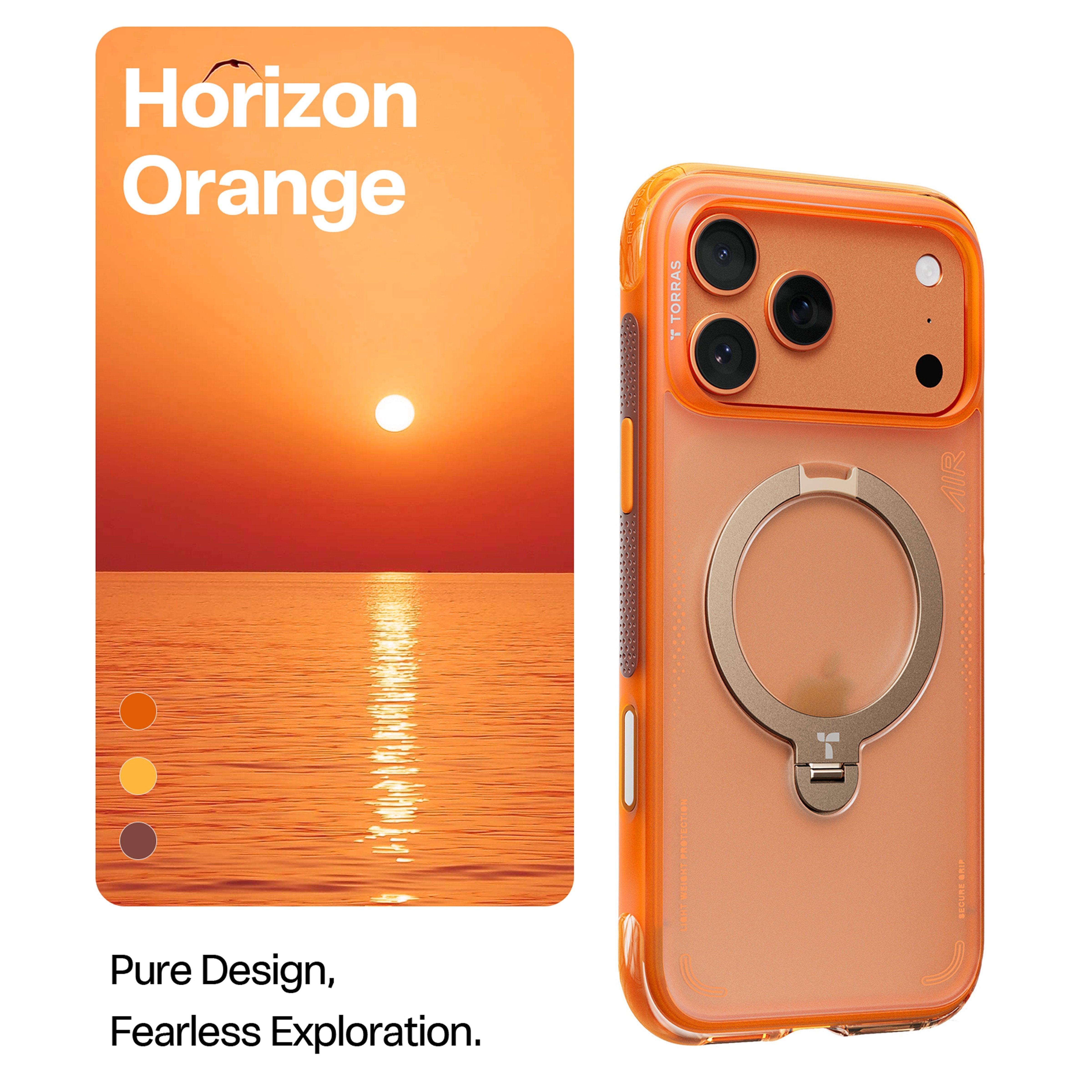 Torras Ostand Q3 Air for iPhone 17 Pro Max - Deep Blue
