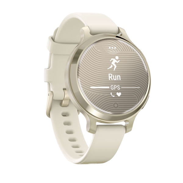 Garmin Lily 2 Active Fitness Smartwatch - Lunar Gold / Bone Silicone