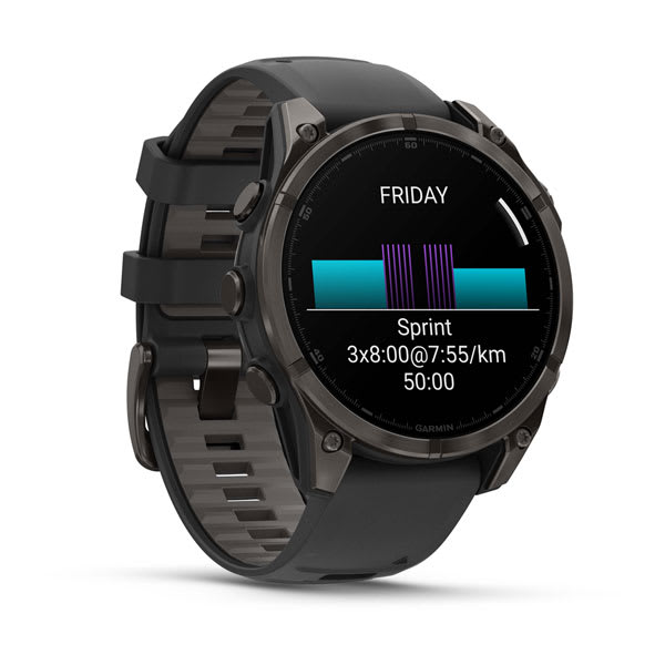 Garmin Fenix 8 AMOLED Sapphire Multisport GPS Smartwatch - Black