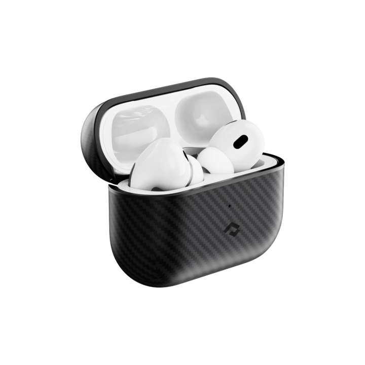 جراب سماعات Pitaka MagEZ Case For AirPods Pro 2 - Black/Grey Twill