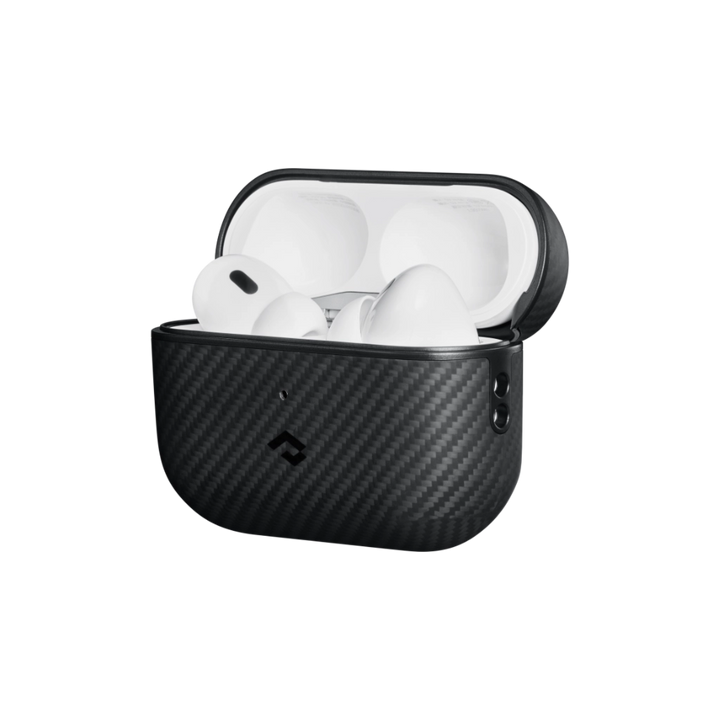 جراب سماعات Pitaka MagEZ Case For AirPods Pro 2 - Black/Grey Twill