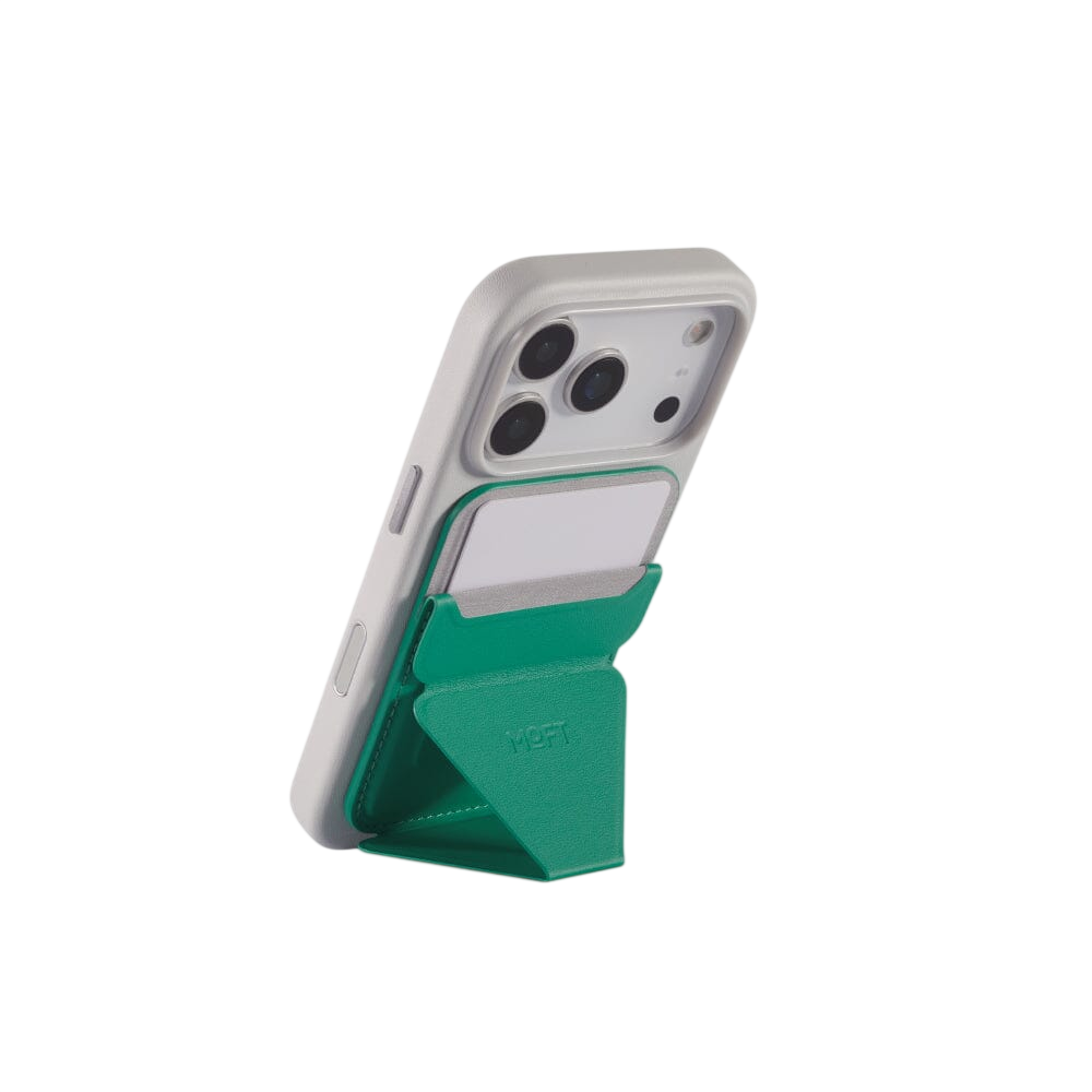 Moft Snap-on Phone Stand & Wallet MOVAS™ - MagSafe Compatible - Oz Green
