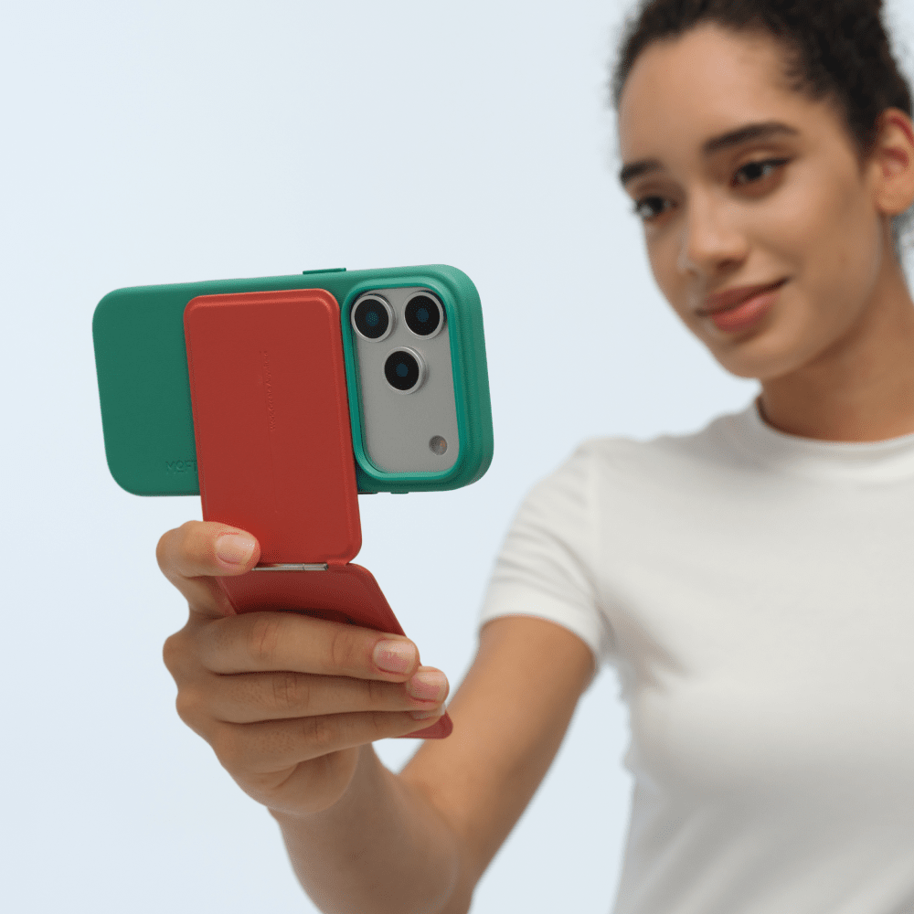 Moft Snap Phone Tripod Stand MOVAS™ - MagSafe Compatible - Clay