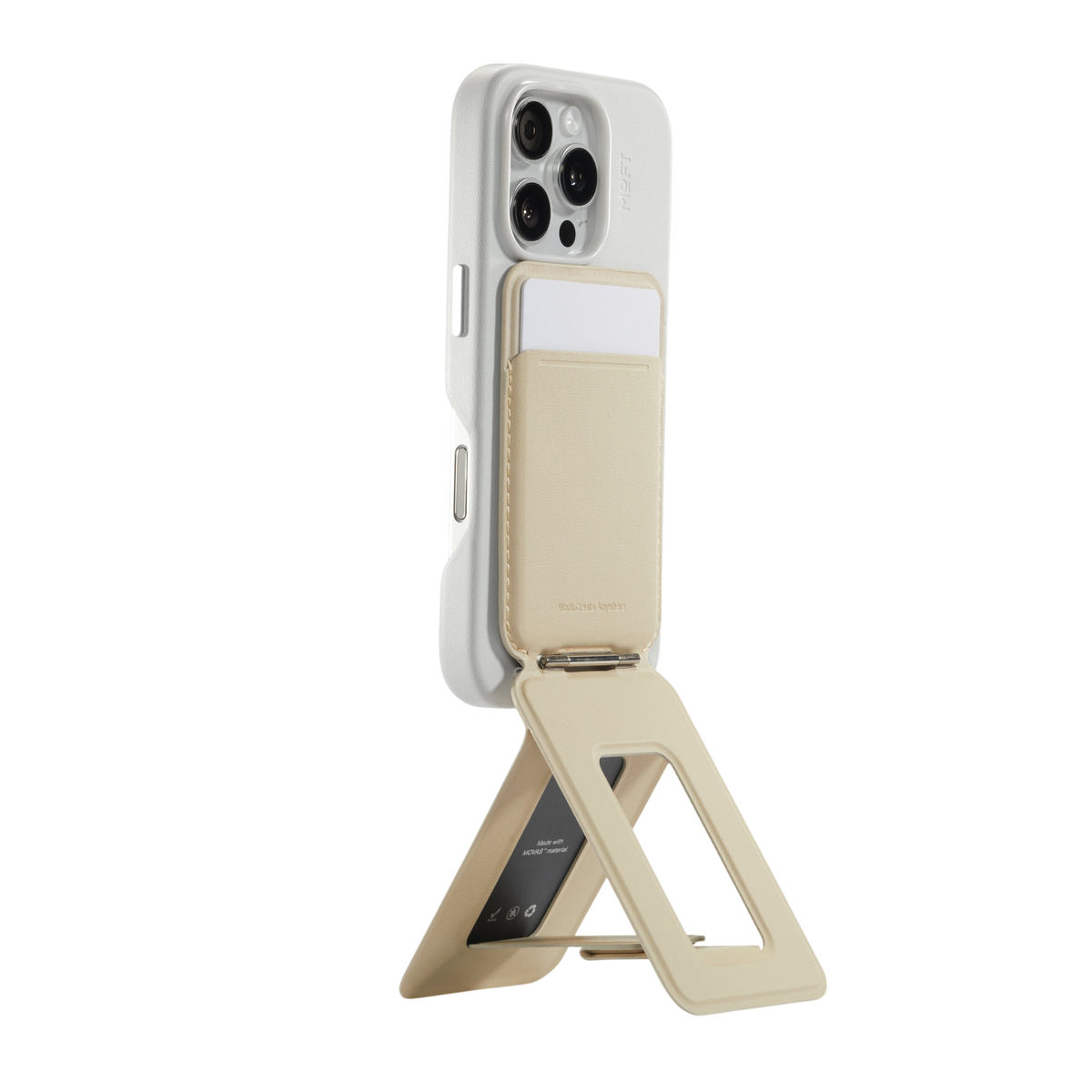 Moft Snap Phone Tripod Wallet MOVAS™ - MagSafe Compatible - Earthen Beige