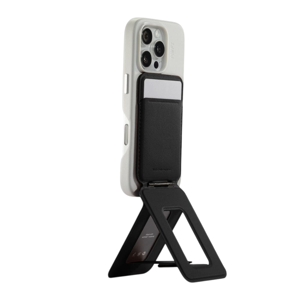 Moft Snap Phone Tripod Wallet MOVAS™ - MagSafe Compatible - Jet Black