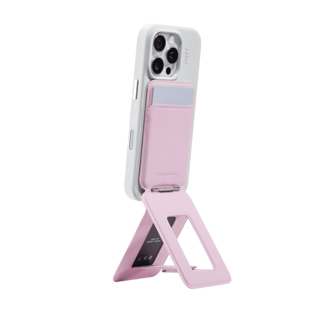 Moft Snap Phone Tripod Wallet MOVAS™ - MagSafe Compatible - Blush