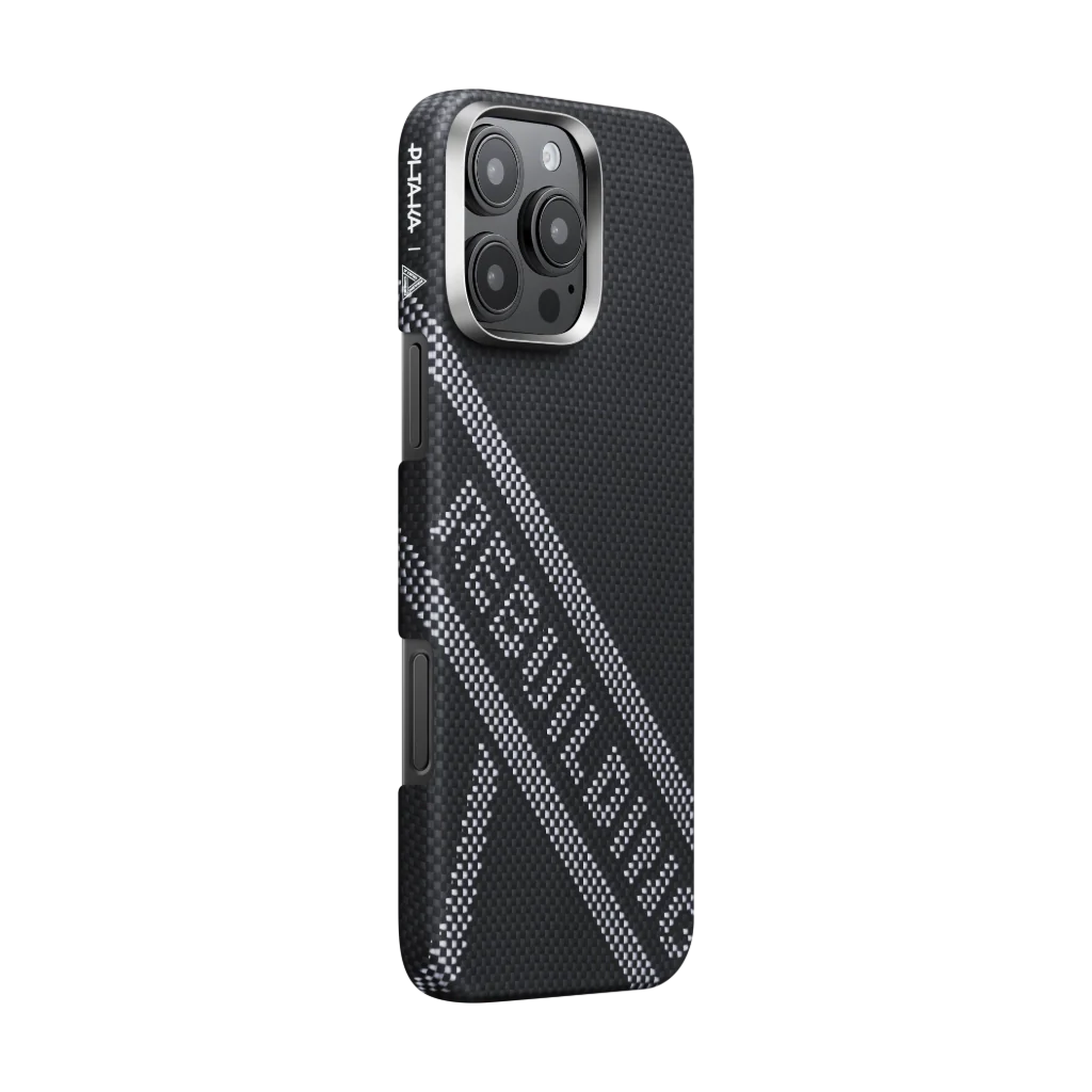 حافظة Pitaka Re-TROS Tactile Woven لهاتف iPhone 16 Pro