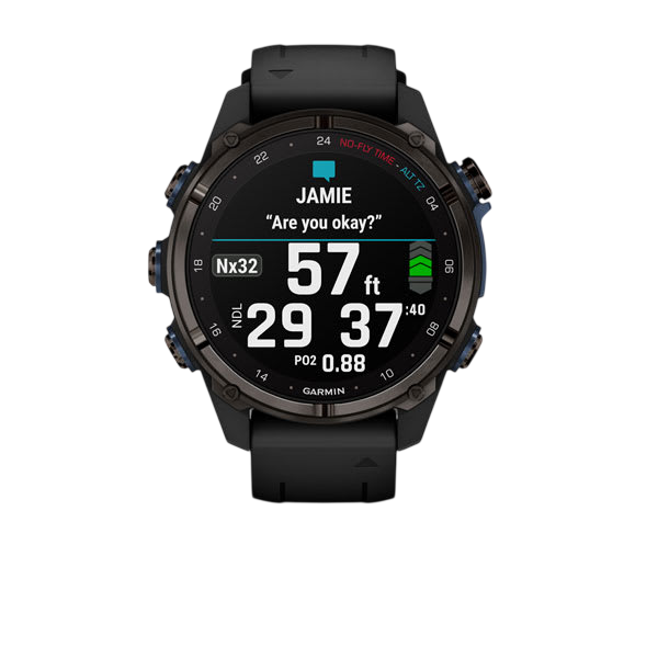 Garmin Descent Mk3i 43mm Dive Computer - Carbon Gray DLC Titanium / Black