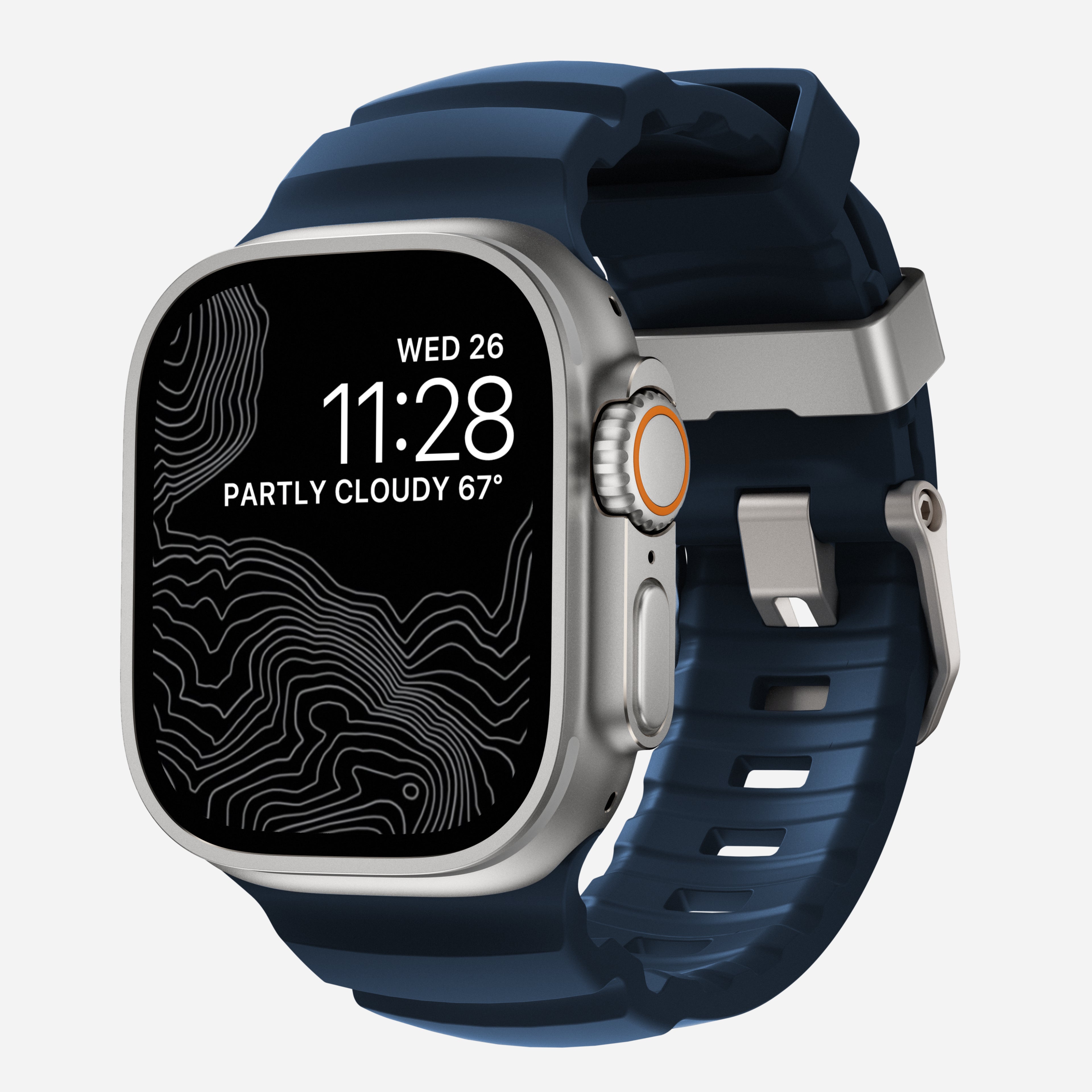 Nomad Rocky Point Band for Apple Watch 49mm / 46mm / 45mm - Atlantic Blue