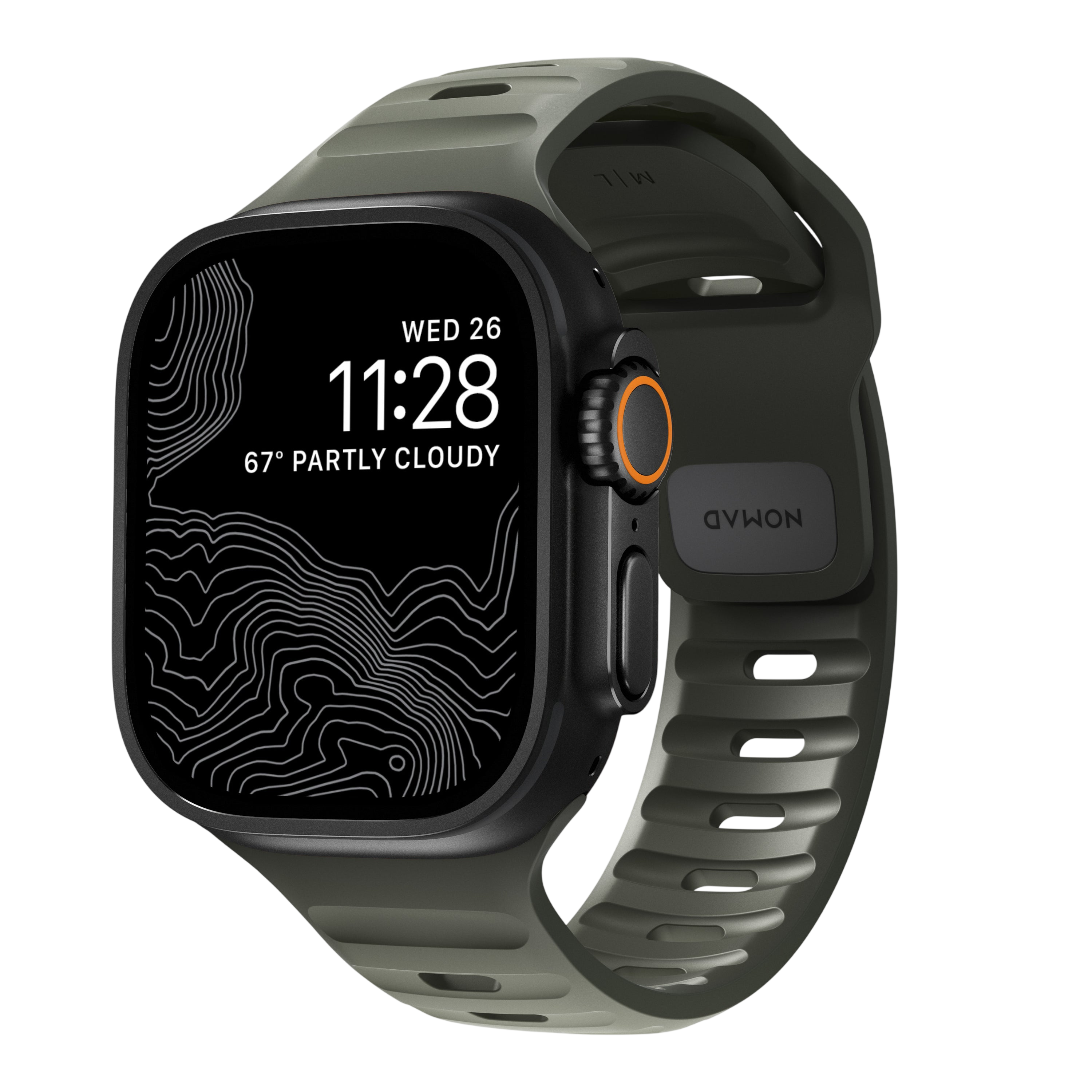 Nomad Waterproof Sport Band for Apple Watch 49mm / 46mm / 45mm
