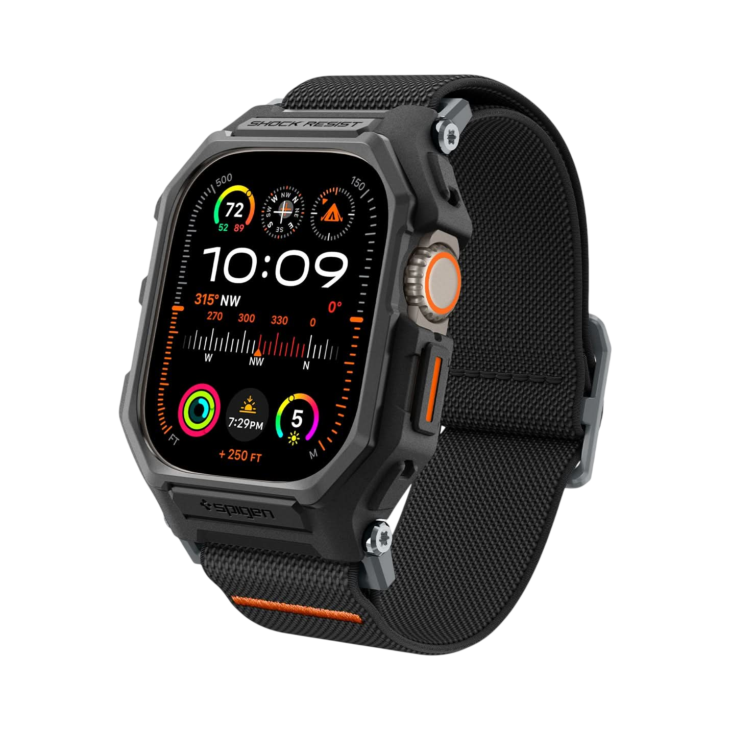 حافظة Spigen Lite Fit Pro لسلسلة Apple Watch Ultra 49mm + حزام