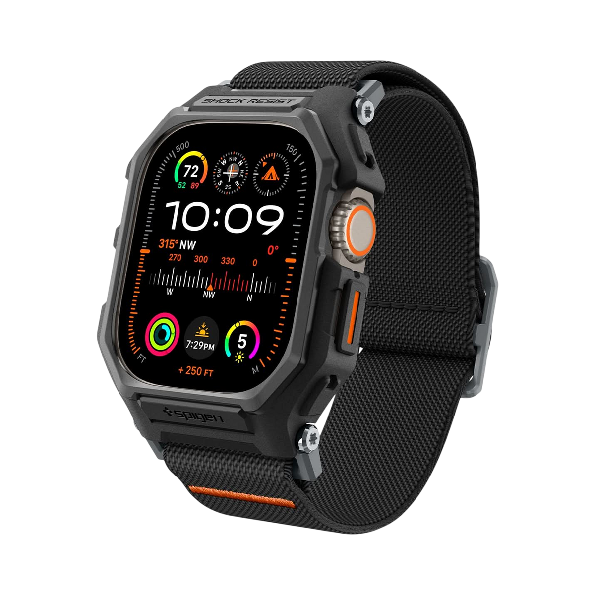 جراب ساعة Spigen Lite Fit Pro for Apple Watch Ultra 49mm Case + Band