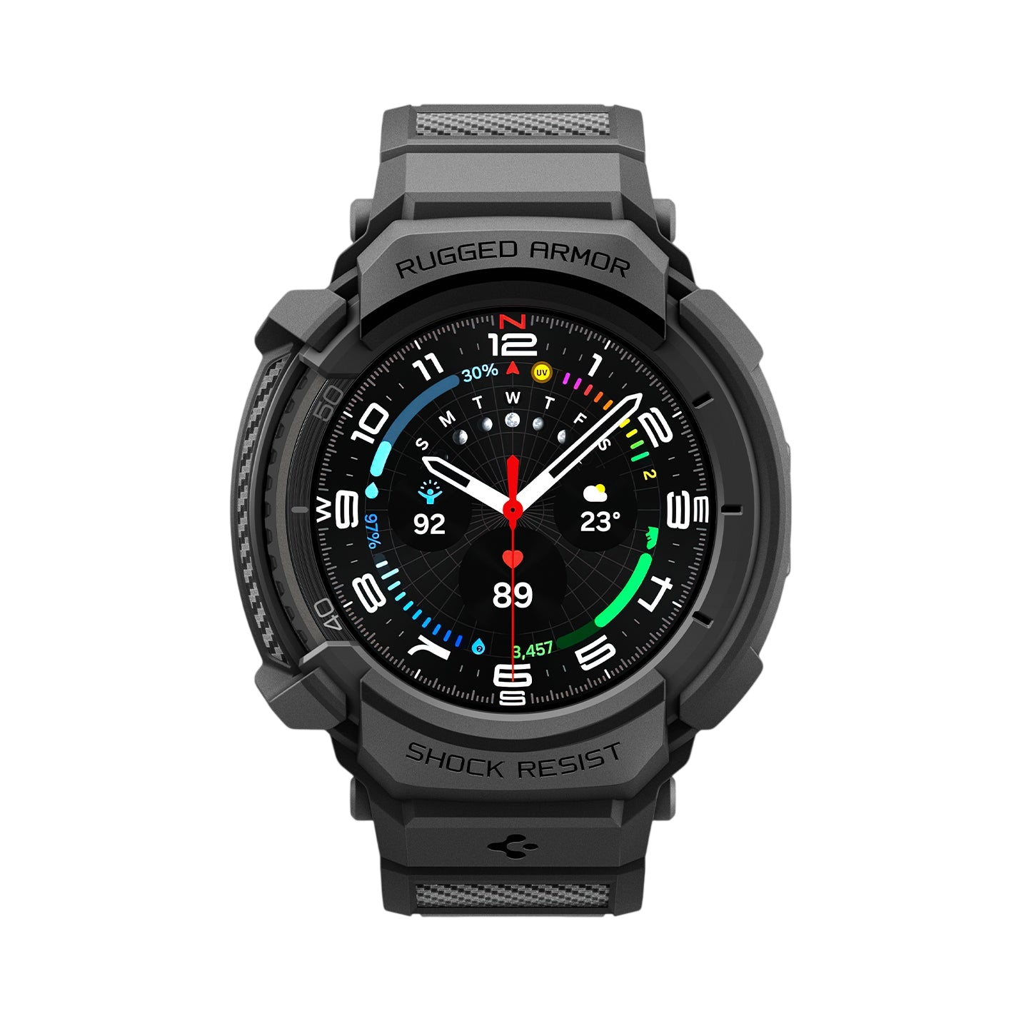 Spigen Rugged Armor Pro Band + Case for Samsung Galaxy Watch8 Classic