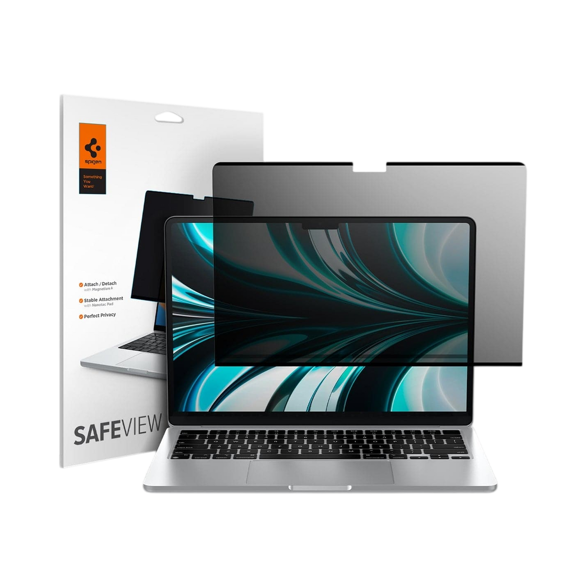 Spigen Safe View for MacBook Air (M5 / M4 / M3 / M2) - MacBook Air 13-inch #device_macbook-air-13-inch