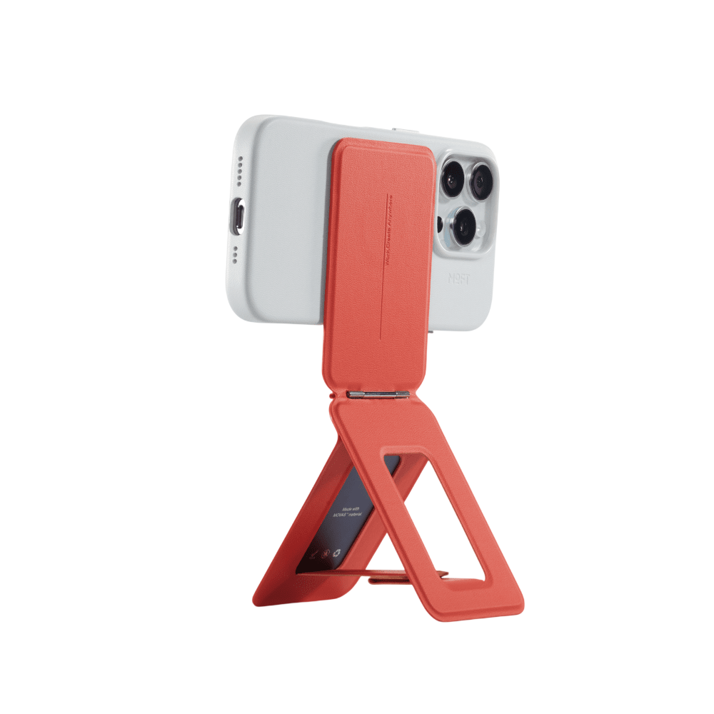 Moft Snap Phone Tripod Stand MOVAS™ - MagSafe Compatible - Ready Red