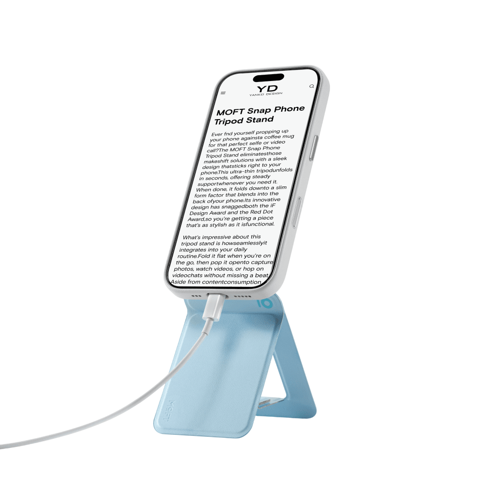 Moft Snap Phone Tripod Wallet MOVAS™ - MagSafe Compatible - Drift Blue