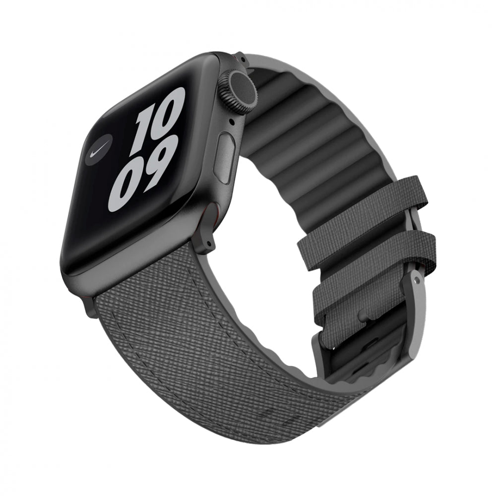 سوار Viva Madrid Venturx Saffiano من الجلد الطبيعي لـ Apple Watch 42/44/45مم