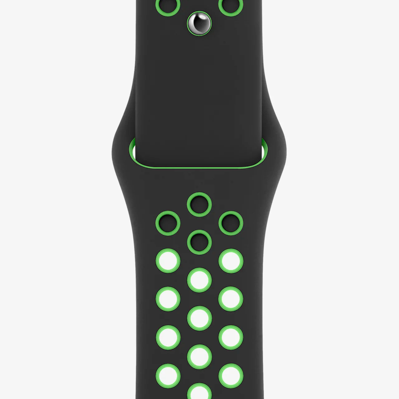 Apple Black/Lime Blast Nike Sport Band