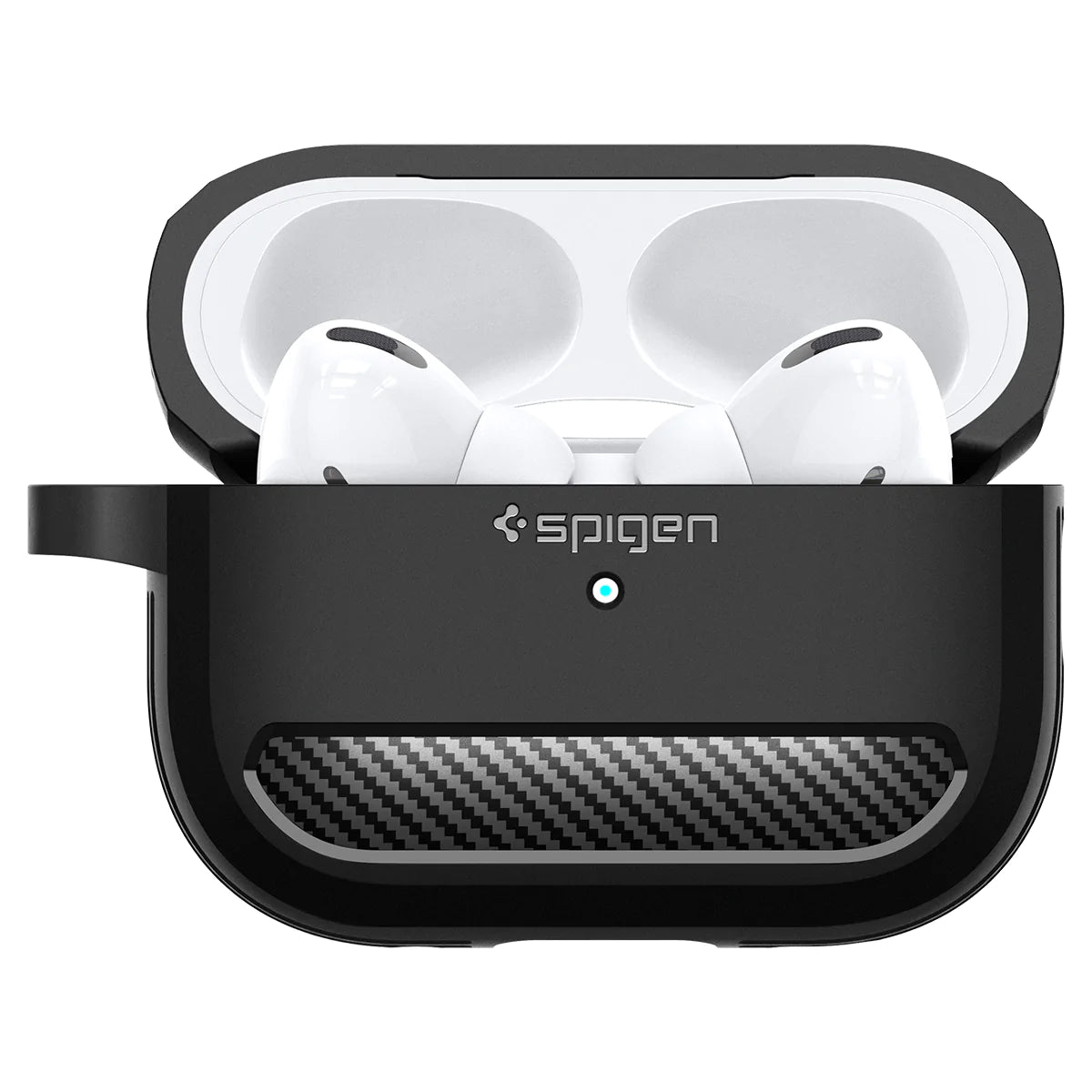 Spigen Rugged Armor Case for Apple AirPods Pro 2 - Matte Black