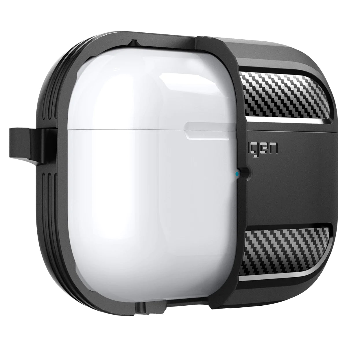 Spigen Rugged Armor Case for Apple AirPods Pro 2 - Matte Black
