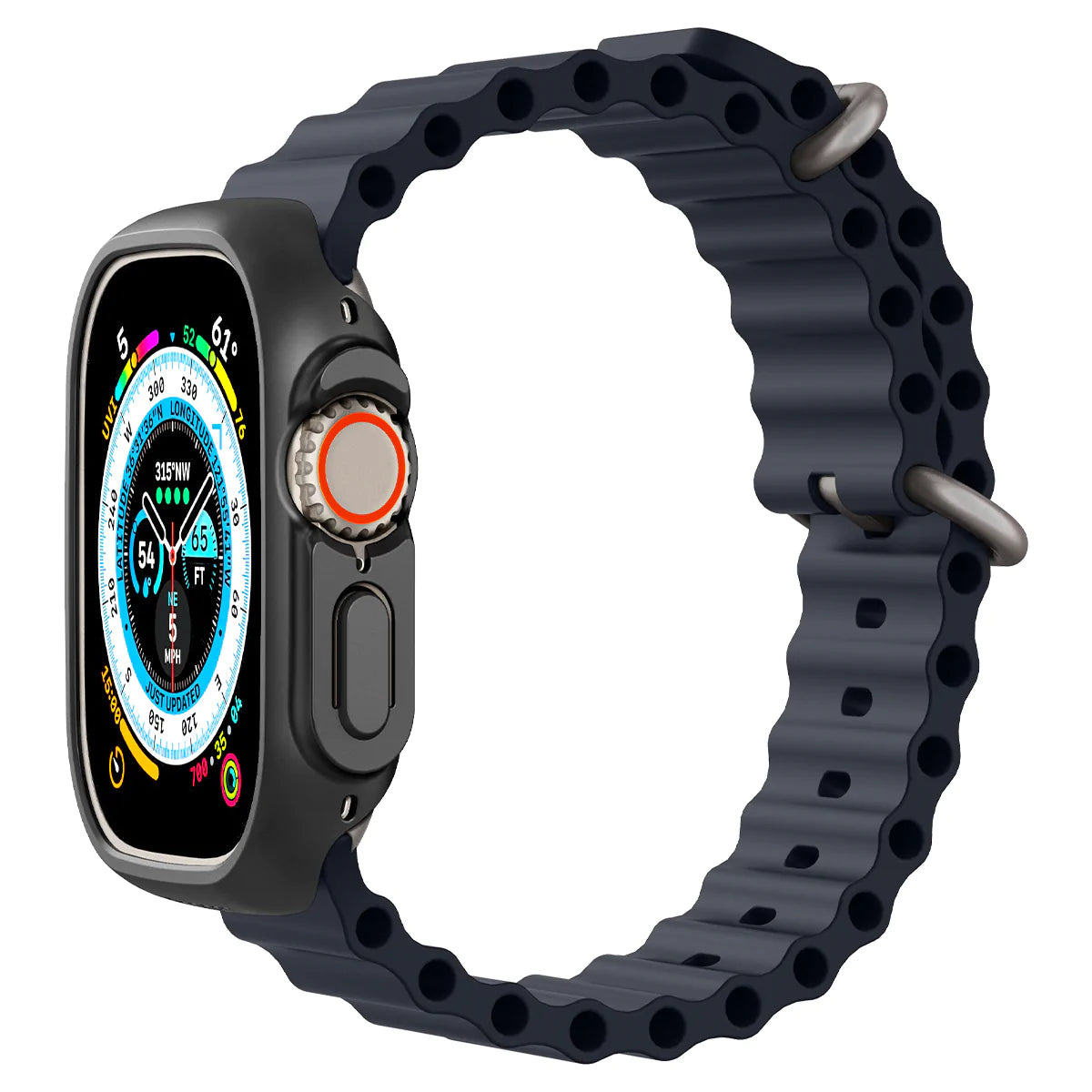Spigen Thin Fit Case for Apple Watch Ultra 2 / Ultra 1 (49mm) - Black