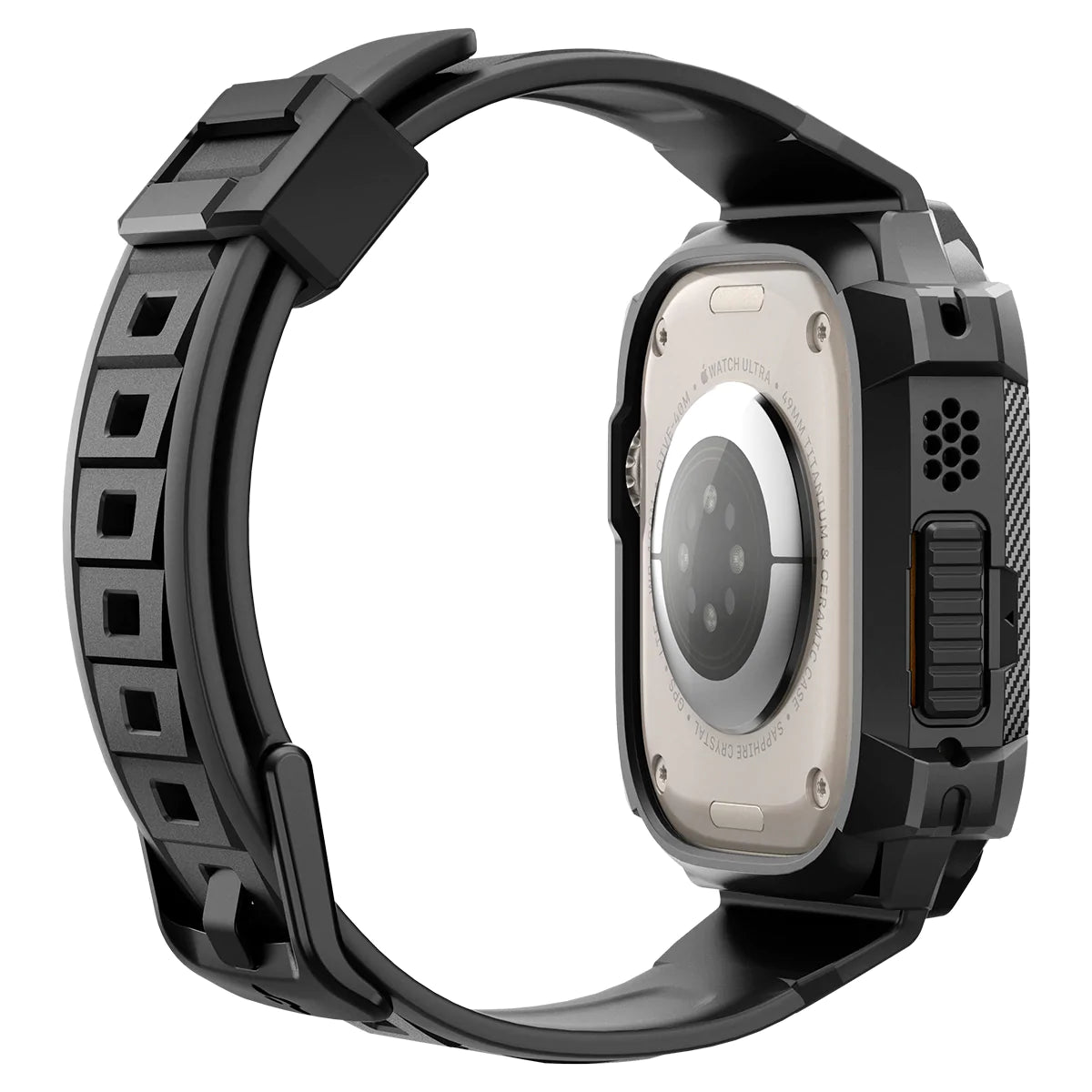Spigen Rugged Armor Pro Case for Apple Watch Ultra 2 / Ultra 1 (49mm) - Black