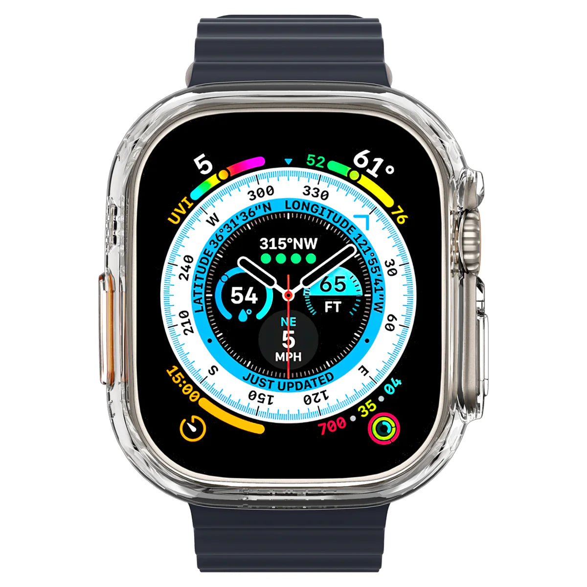 Spigen Thin Fit Case for Apple Watch Ultra 2 / Ultra 1 (49mm) - Crystal Clear