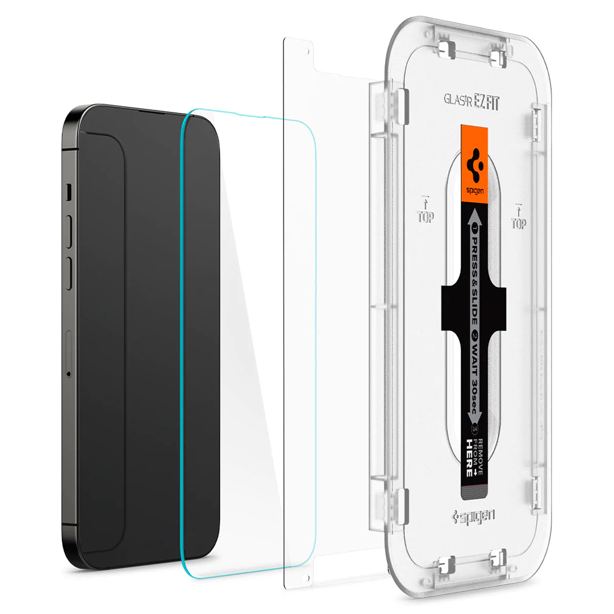 Spigen iPhone 14 Pro Max Screen Protector EZ FIT GLAS.tR (Sensor Protection) - 2 Pack