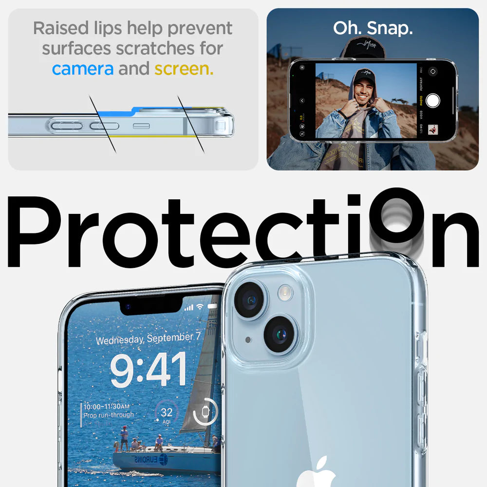 Spigen iPhone 14 Plus Case Liquid Crystal - Crystal Clear