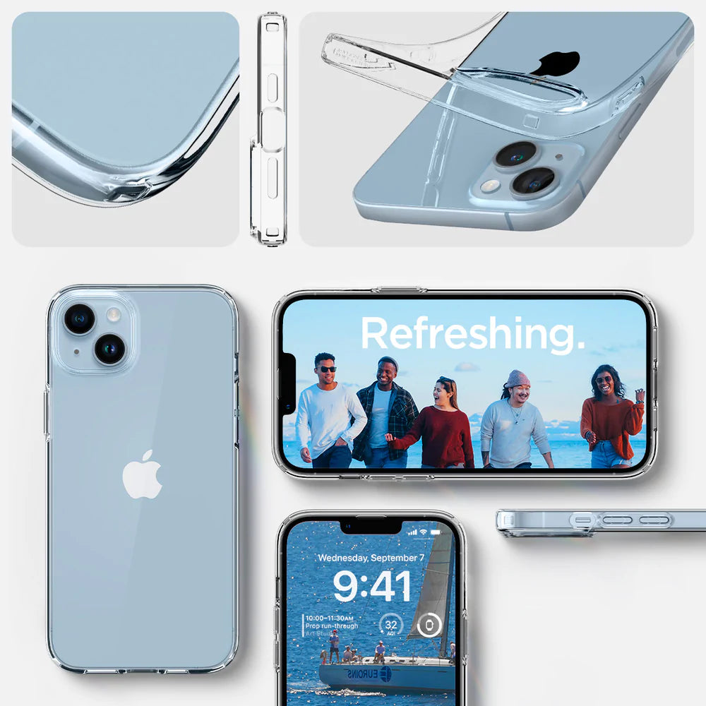 Spigen iPhone 14 Plus Case Liquid Crystal - Crystal Clear