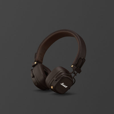 Marshall Major V Wireless On-Ear Headphones - Brown 