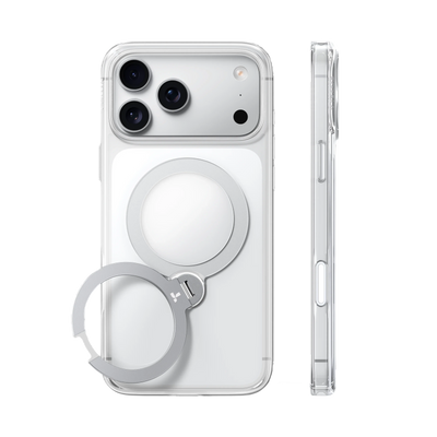 Torras Ostand Q3 Spin Case for iPhone 18 Pro - Clear #color_clear